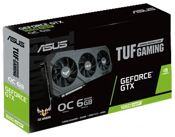 Видеокарта 6 Gb ASUS TUF GTX 1660 Super TUF 3-GTX1660S-O6G-GAMING