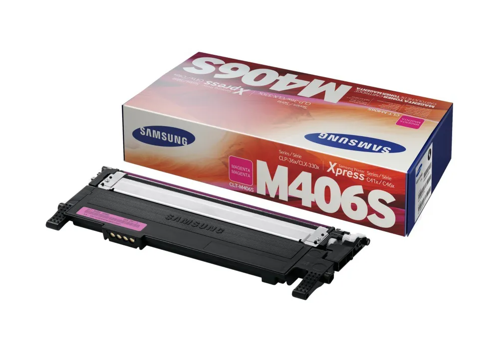 Картридж Samsung CLT-M406S лазерный пурпурный