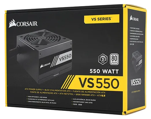 Блок питания Corsair VS550 CP-9020171-EU