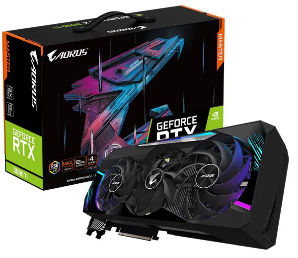 Видеокарта 12Gb GIGABYTE RTX3080Ti GV-N308TAORUS M-12GD