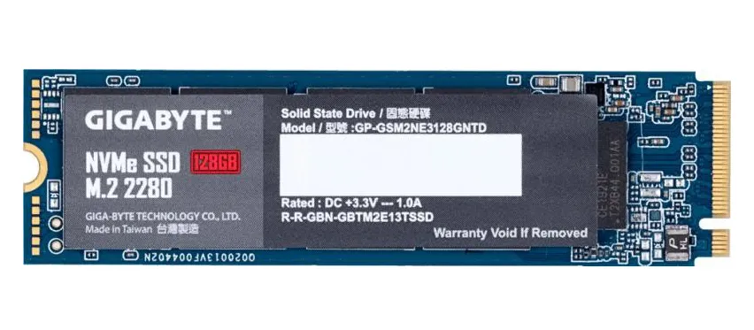 SSD накопитель 128GB SSD Gigabyte GP-GSM2NE3128GNTD