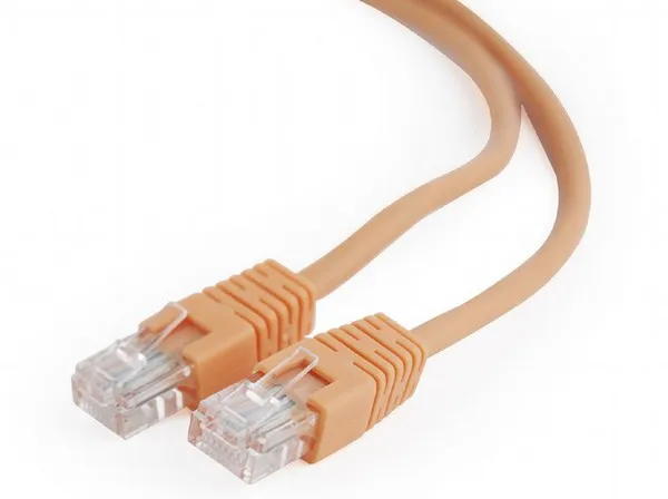 Патч корд UTP 5e-Cat 0.25 m Cablexpert PP12-0.25M/O оранжевый