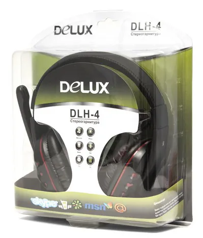 Наушники Delux DLH-4 Комбинированный