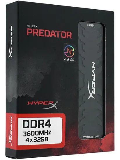 Оперативная память 128 GB kit Kingston HyperX Predator HX436C18PB3AK4/128