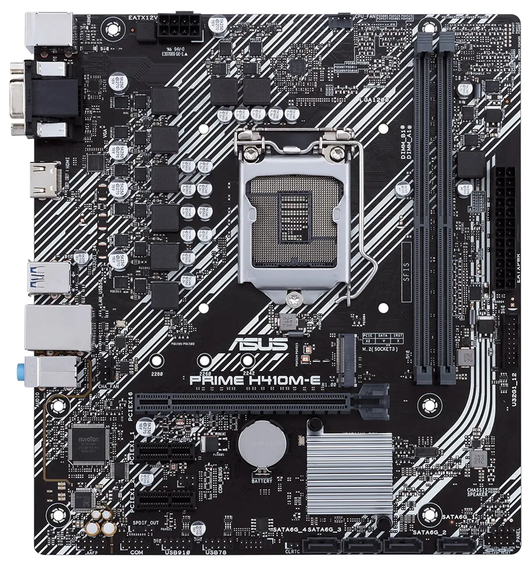 Материнская плата ASUS PRIME H410M-E