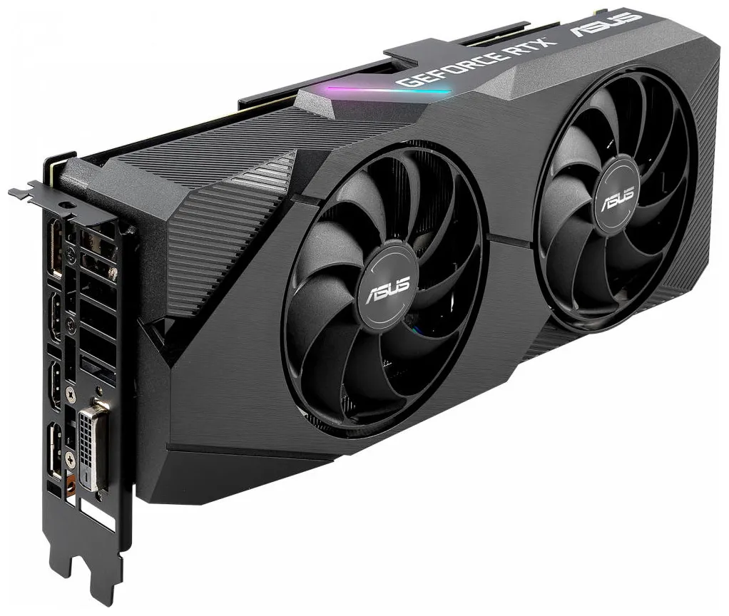Видеокарта ASUS GeForce RTX2060 SUPER EVO OC Edition DUAL-RTX2060S-O8G-EVO-V2
