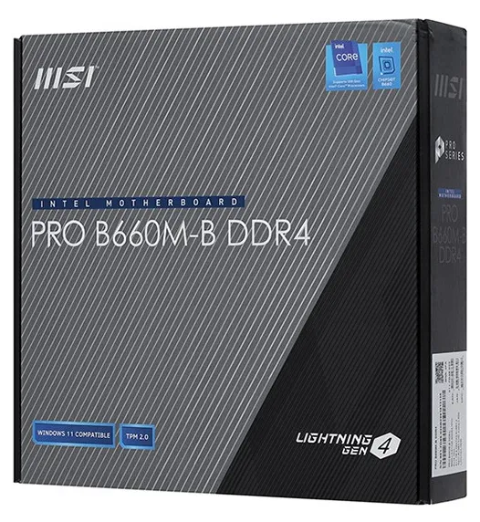 Материнская плата MSI PRO B660M-B DDR4