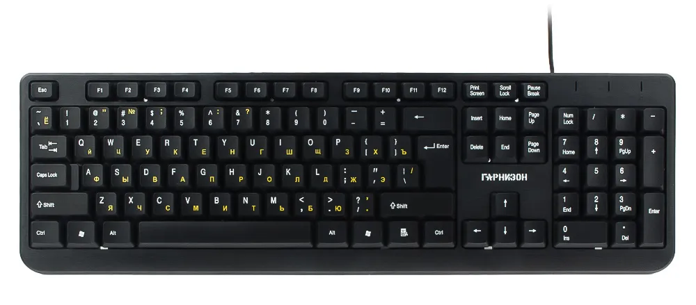 Клавиатура Гарнизон GK-115 black