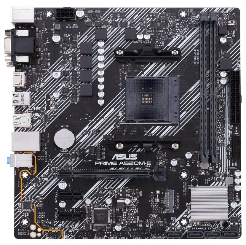 Материнская плата ASUS PRIME A520M-E