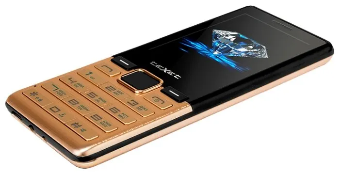 Мобильный телефон Texet TM-230 золотой