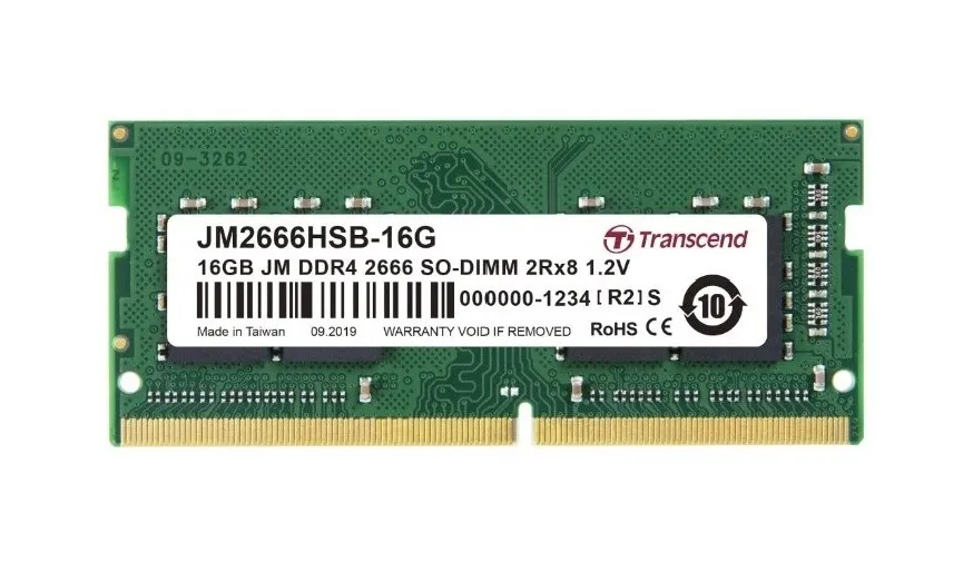 Оперативная память для ноутбука 16GB Transcend JetRam JM2666HSB-16G