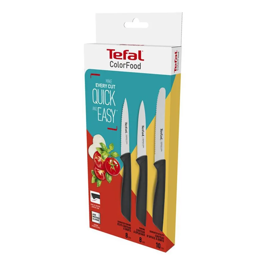 Набор ножей Tefal Colourfood K2733S04 3 шт