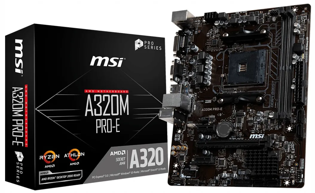 Материнская плата MSI A320M PRO-E