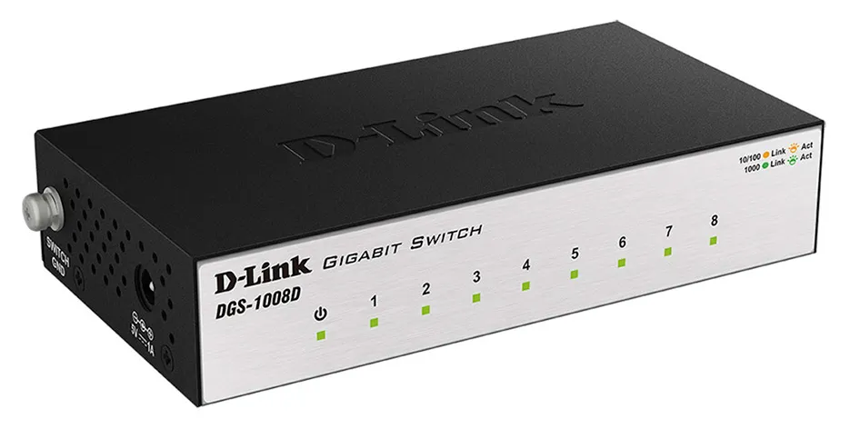Коммутатор D-Link DGS-1008D/J3A
