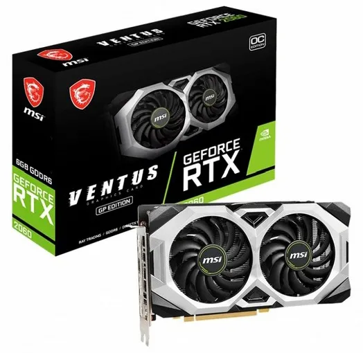 Видеокарта 6Gb MSI RTX 2060 VENTUS GP