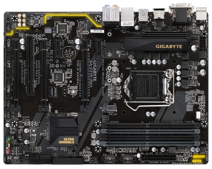 Материнская плата Gigabyte GA-Z270-HD3 GAZ270HD3-00-G
