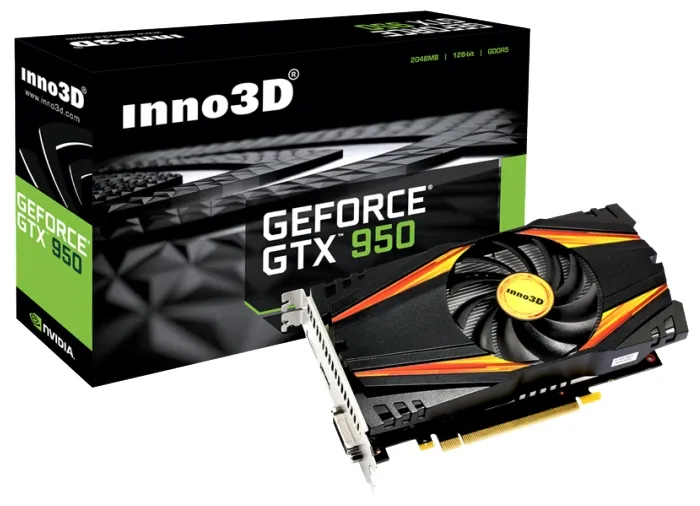 Видеокарта 2 GB Inno3D GTX 950 HerculeZ Gaming OC N950-1DDV-E5CMX