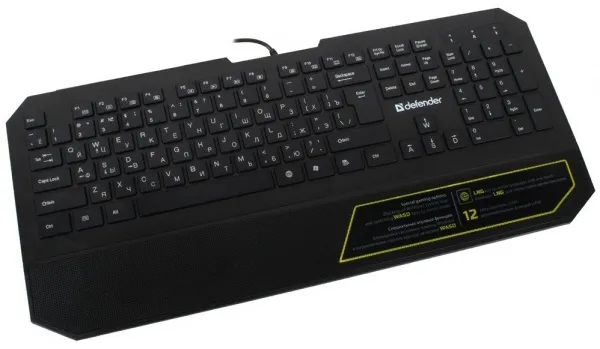 Клавиатура проводная Defender Oscar SM-600 Pro