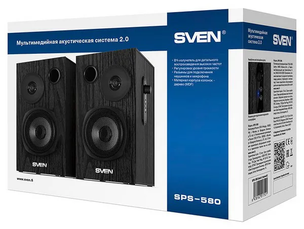 Колонки SVEN SPS-580 Черный SV-017521