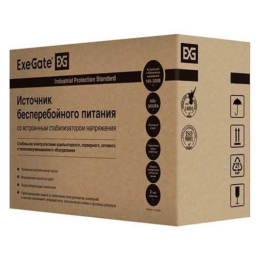 ИБП ExeGate BNB-600.LED.AVR.4C13
