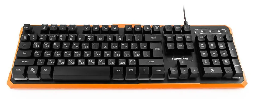 Клавиатура Гарнизон GK-320G black-orange