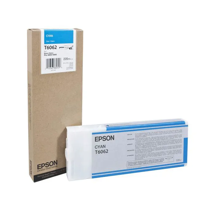 Картридж Epson C13T606200 голубой