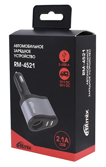 Автомобильное зарядное устройство Ritmix RM-4521
