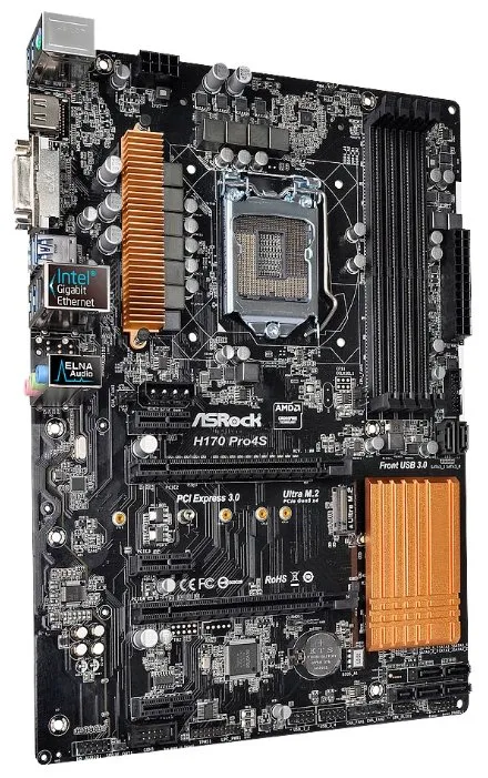 Материнская плата ASRock H170 PRO4S