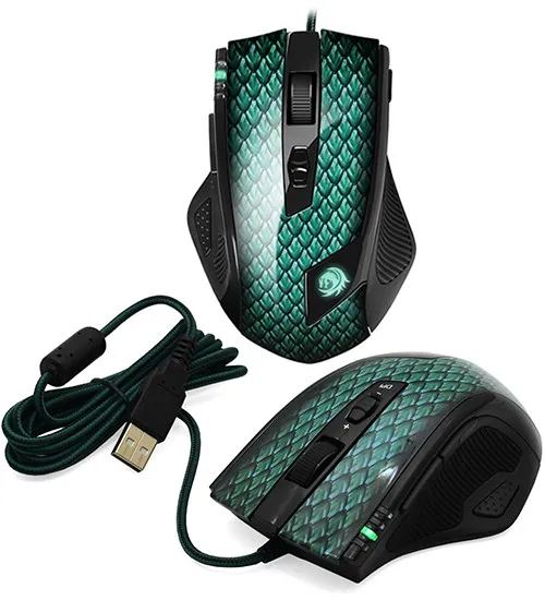 Мышь Sharkoon Drakonia green