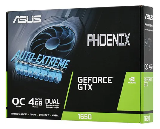 Видеокарта 4 GB Asus GTX 1650 PH-GTX1650-O4GD6-P
