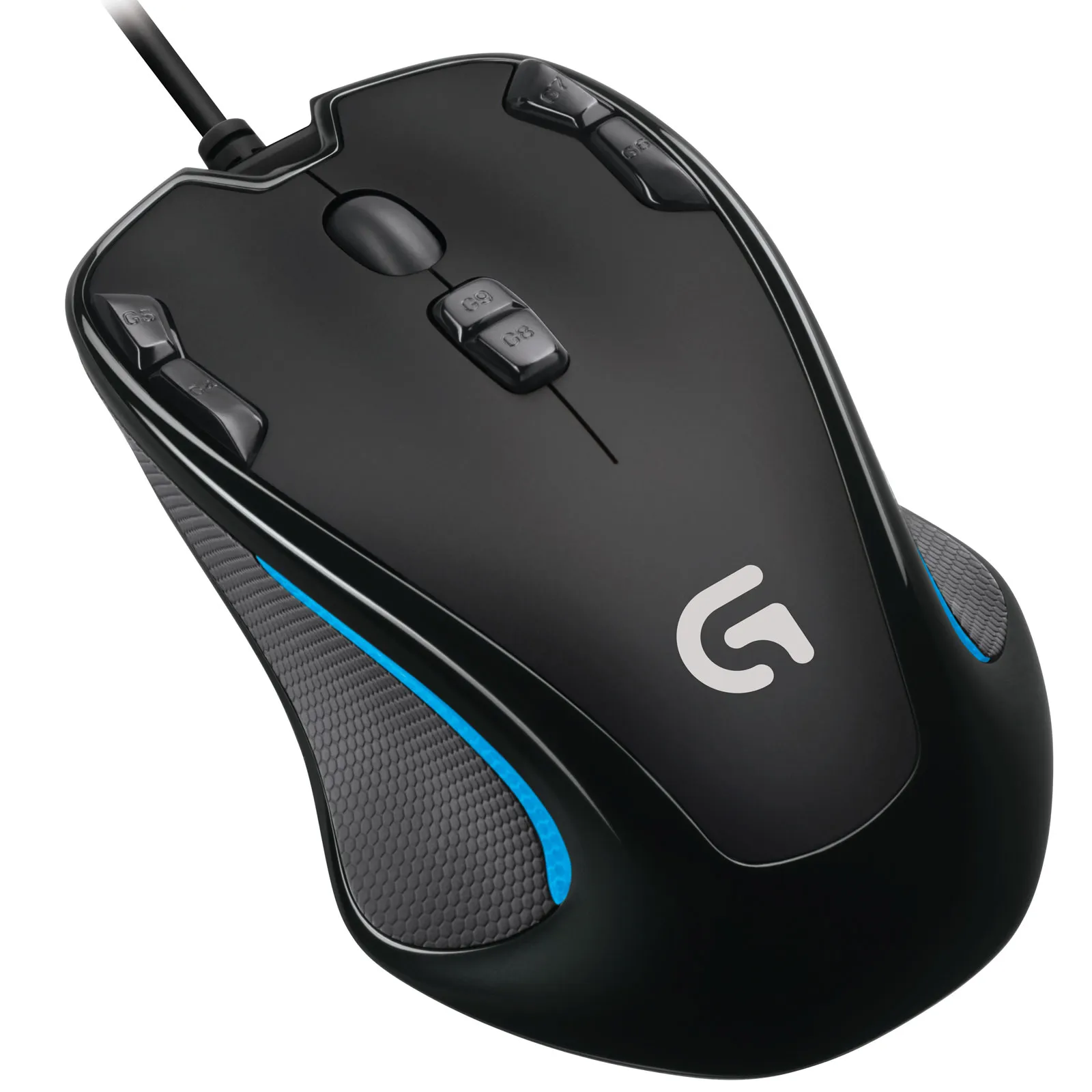 Компьютерная мышь проводная Logitech G300 черный