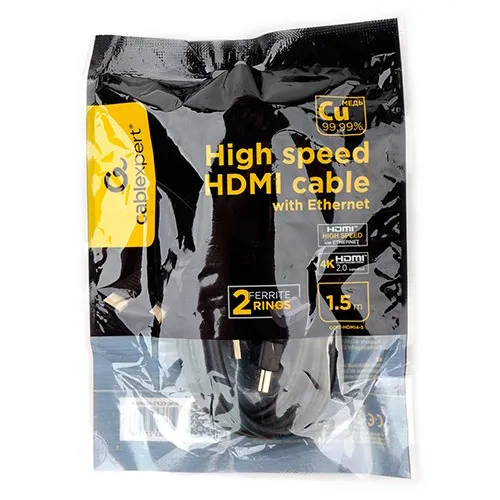Кабель SVGA, HDMI to HDMI, 1.5m, Cablexpert CCF2-HDMI4-5