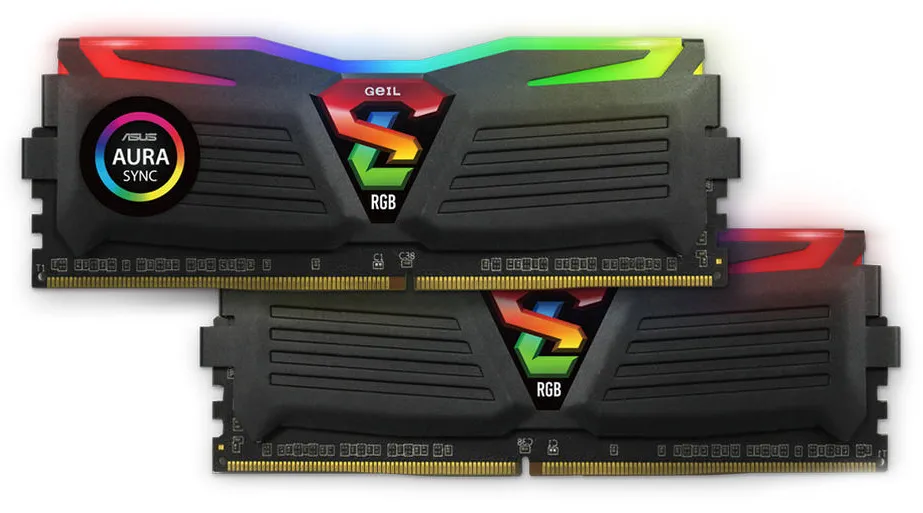 Оперативная память 32 Гб KIT GEIL SUPER LUCE RGB SYN SERIES Black GLWS432GB3200C16ADC