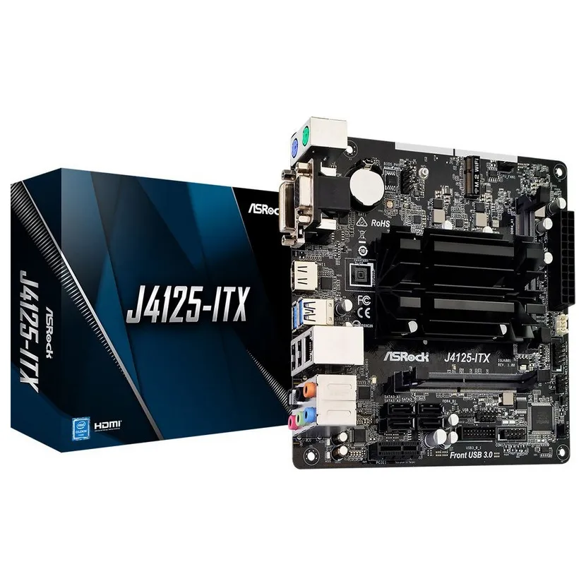 Материнская плата ASRock J4125-ITX
