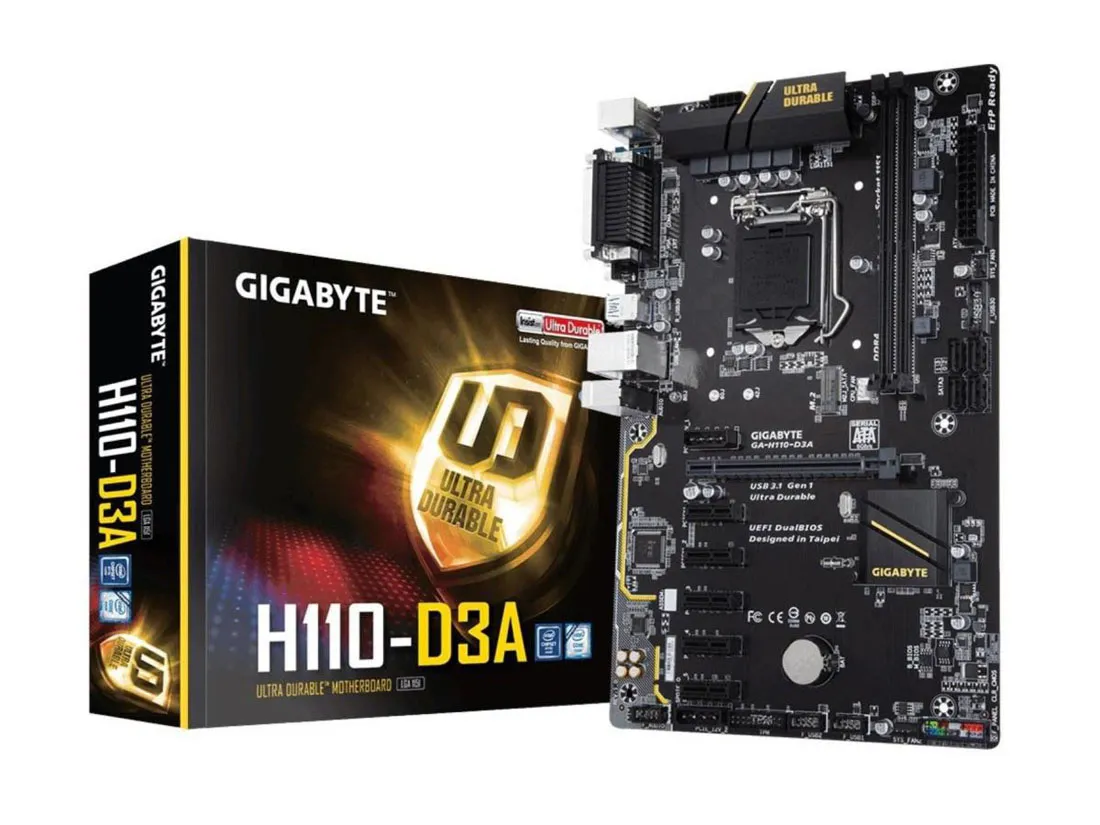 Материнская плата Gigabyte GA-H110-D3A