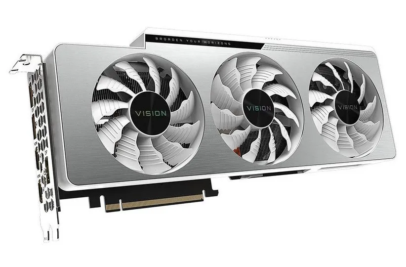Видеокарта 10Gb Gigabyte RTX3080 VISION OC GV-N3080VISION OC-10GD 2.0
