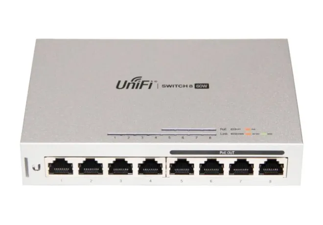 Коммутатор Ubiquiti UniFi Switch 8 60W US-8-60W