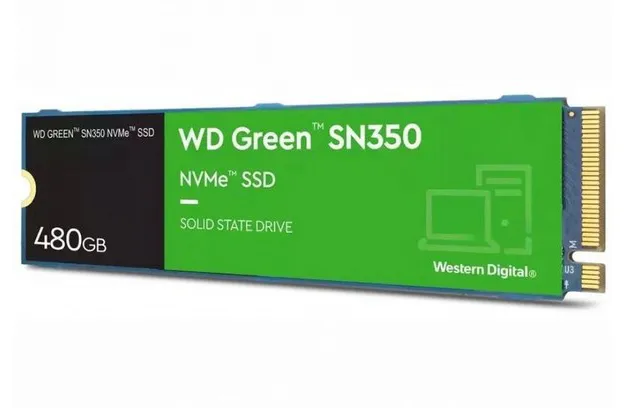 SSD накопитель 480GB WD GREEN SN350 WDS480G2G0C