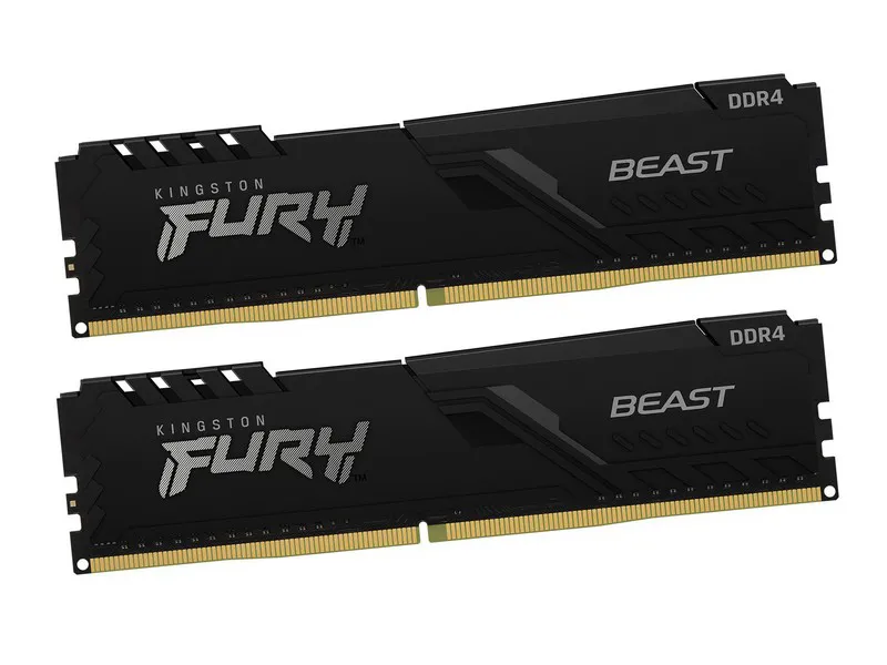 Оперативная память 64 GB kit Kingston Fury Beast KF436C18BBK2/64