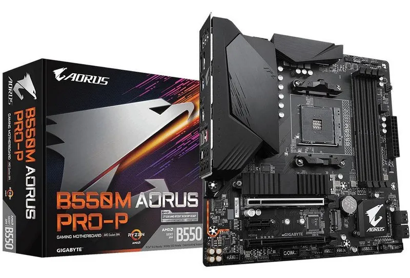 Материнская плата Gigabyte B550M AORUS PRO-P