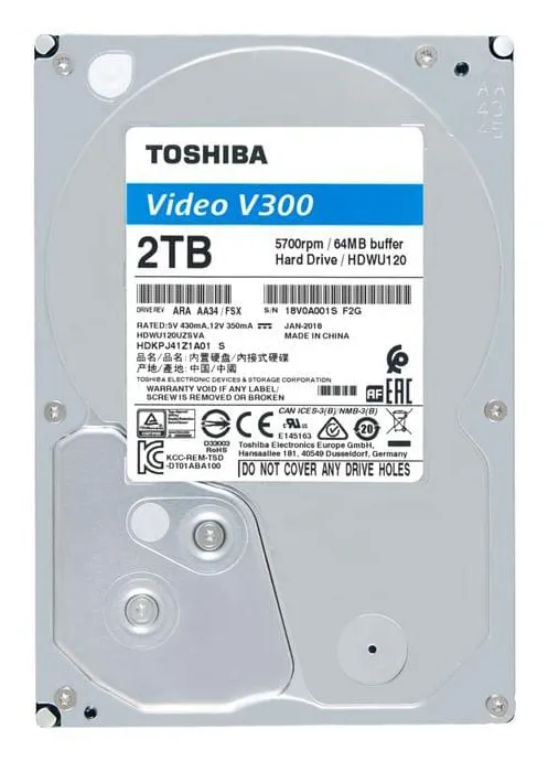 Жесткий диск 2Tb TOSHIBA V300 HDWU120UZSVA