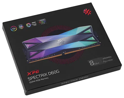 Оперативная память 16 GB kit ADATA XPG D60G AX4U300038G16A-DT60