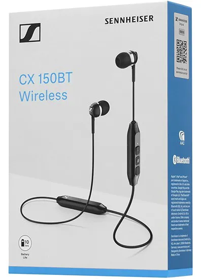 Bluetooth Гарнитура Sennheiser CX 150 BT Black