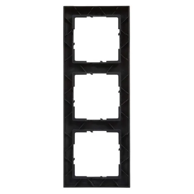 Рамка декор 3-постовая Legrand Suno 721523 Антрацит
