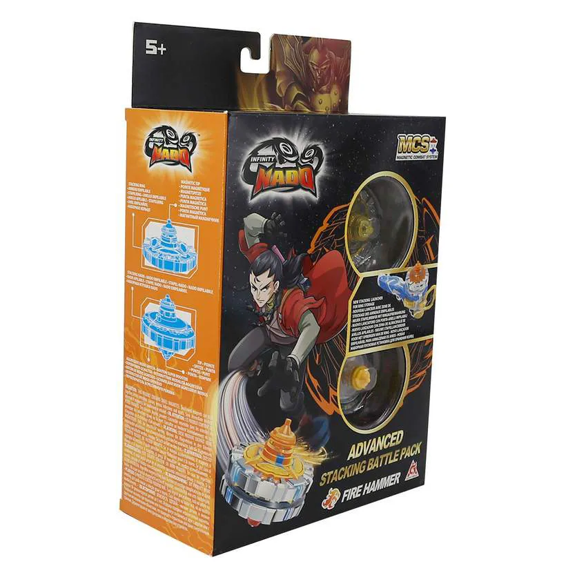 Волчок Auldey Infinity Nado V серия Advanced Edition Fire Hamme Огненный Молот