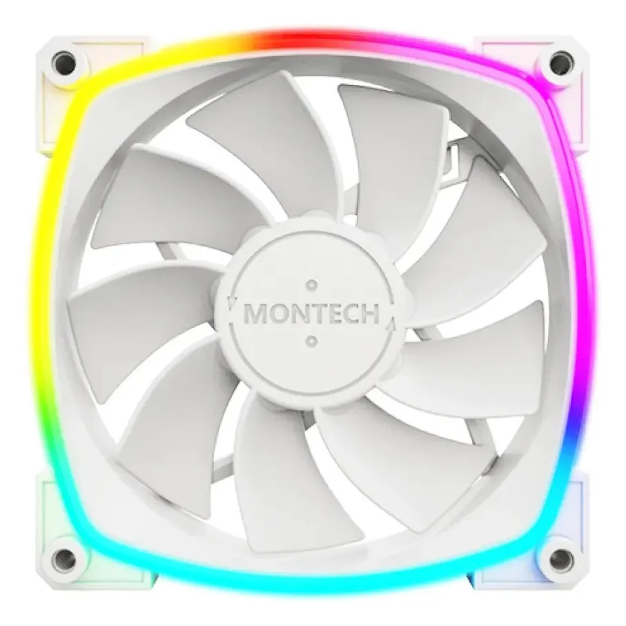 Вентилятор для корпуса Montech RX120 PWM (W) Белый