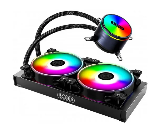 Водяное охлаждение PCCooler GI-CX240 ARGB