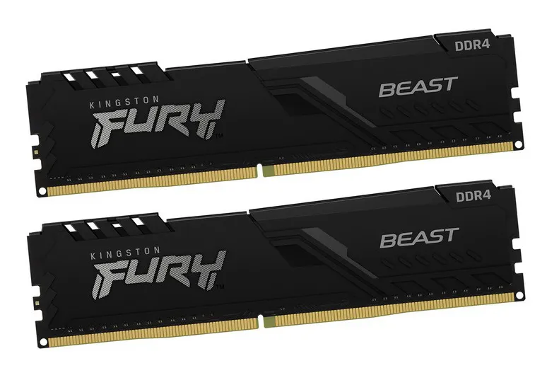 Оперативная память 16 GB kit Kingston Fury Beast KF426C16BBK2/16