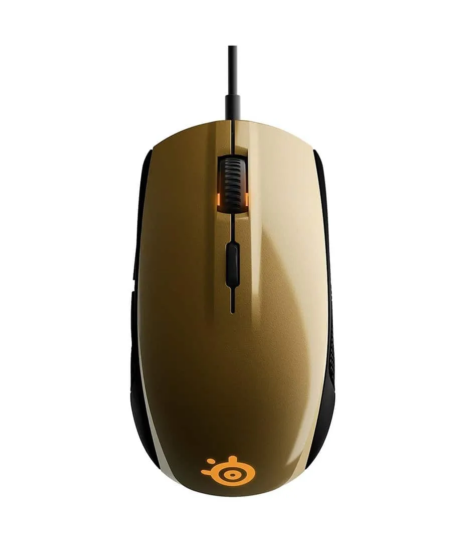 Компьютерная мышь игровая SteelSeries Rival 100 Alchemy Gold