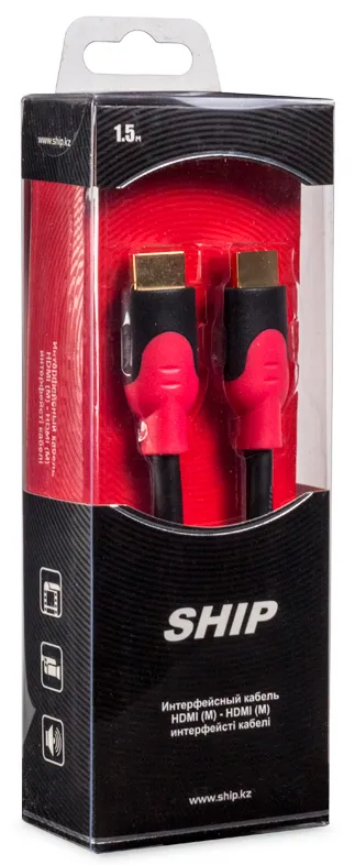 Кабель HDMI-HDMI Ship SH6016-1.5B, 1.5m m-m, BOX